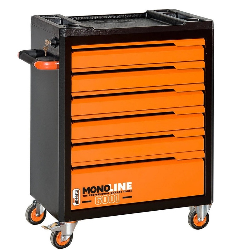 Retta 6 Drawers Tool Trolley | RTA6001