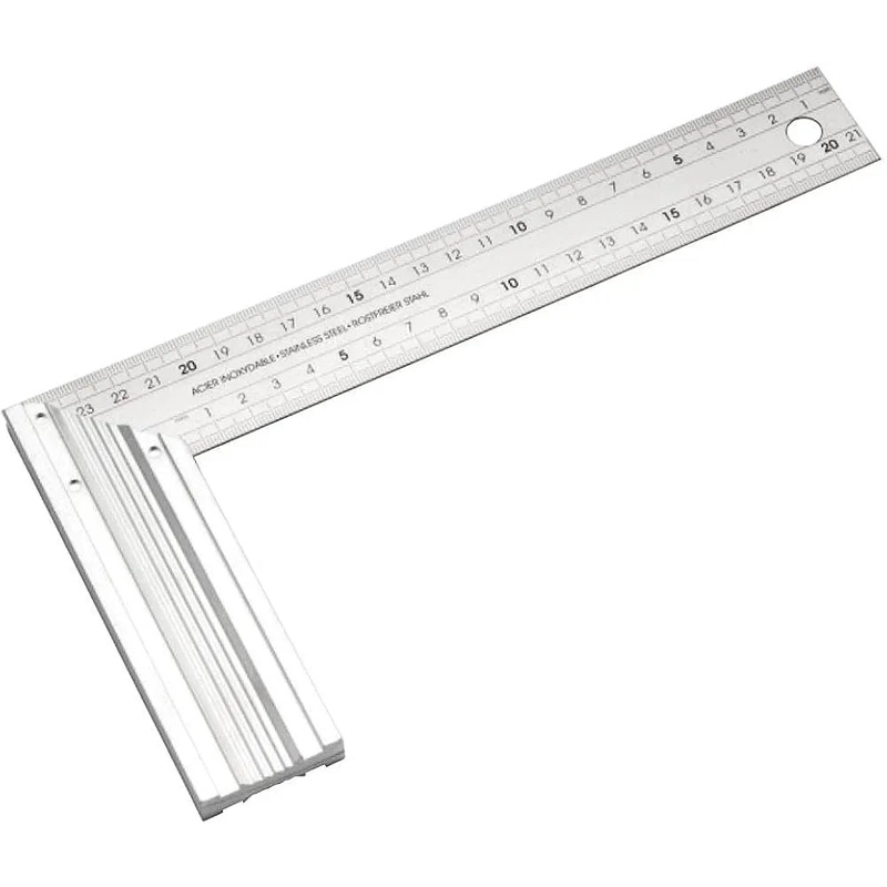 Retta Steel Square Ruler 400mm | RCG1040