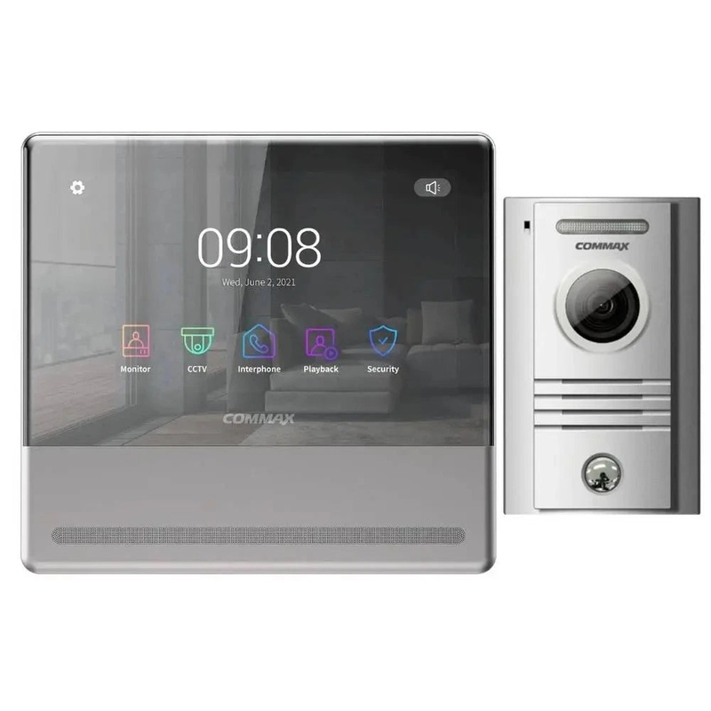 Commax Video Doorphone | CDV-70QT/DRC-4PIP | 7-inch Video Intercom System