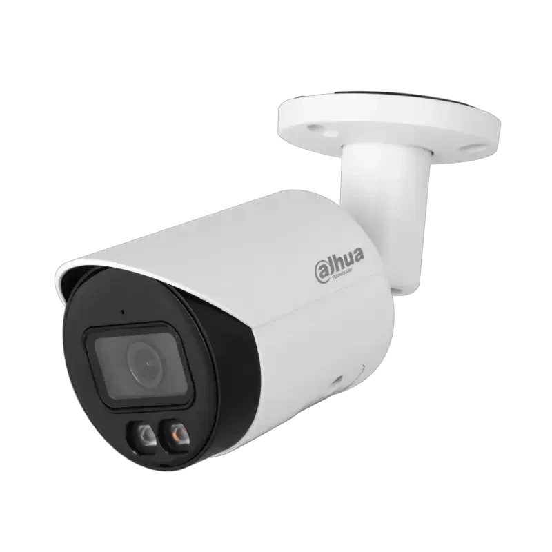 Dahua IP Outdoor Camera | 4MP Full-Color with Audio | IPC-HFW2449S-S-LED