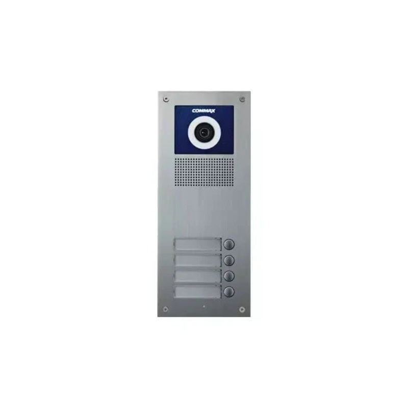 Commax 4-Apartment Doorphone Outdoor Camera | DRC-4UC(M) | Quad Unit Video Intercom System