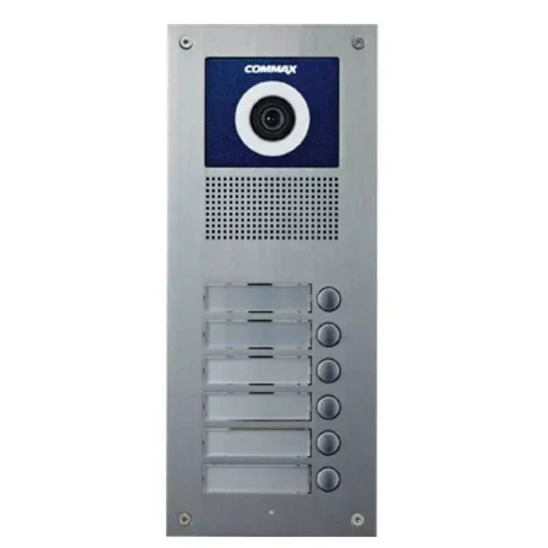 Commax 6-Apartment Doorphone Outdoor Camera | DRC-6UC(M) | Hexa Unit Video Intercom System