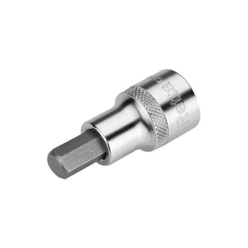 Retta 1/2 Inch Short Hex Bit Socket 4 x 30 mm | RAL5004