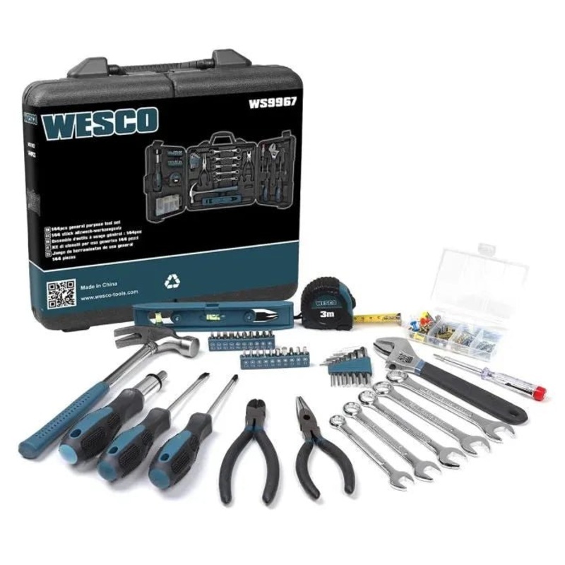Wesco 144 Piece Household Tool Kit | WS9967