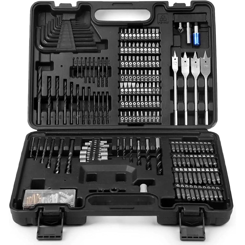 Wesco 201-Piece Drill Bit Set with Storage Case | WS9965