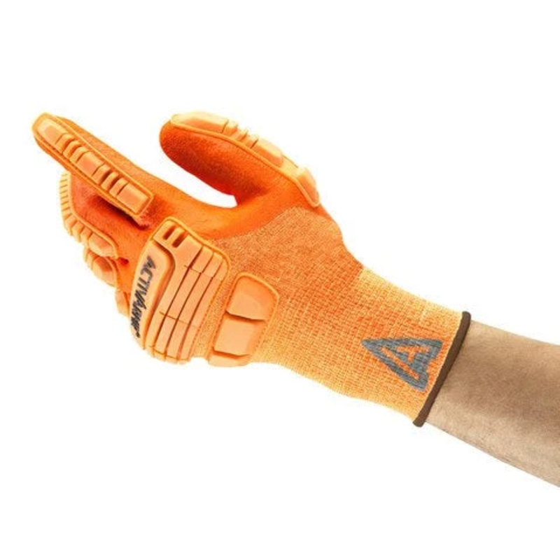 Ansell ActivArmr 97-120 Hi-Vis Kevlar Rugged Work Gloves