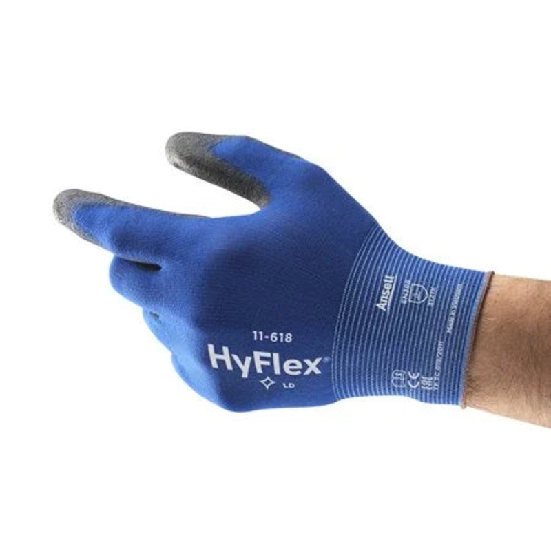 Ansell HyFlex 11-618 Ultra-Thin Polyurethane Gloves