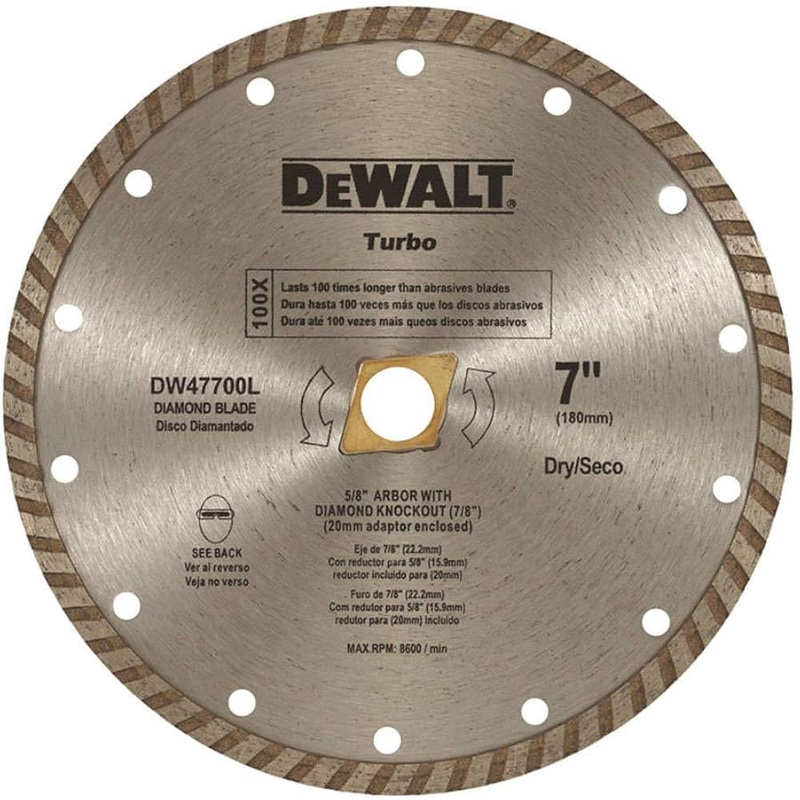 DEWALT Diamond Blades 178mm Turbo