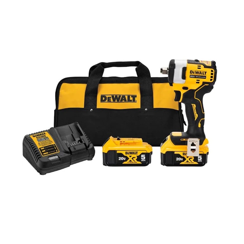 Dewalt DCF911P2 20V 1/2" Compact Impact Wrench Kit