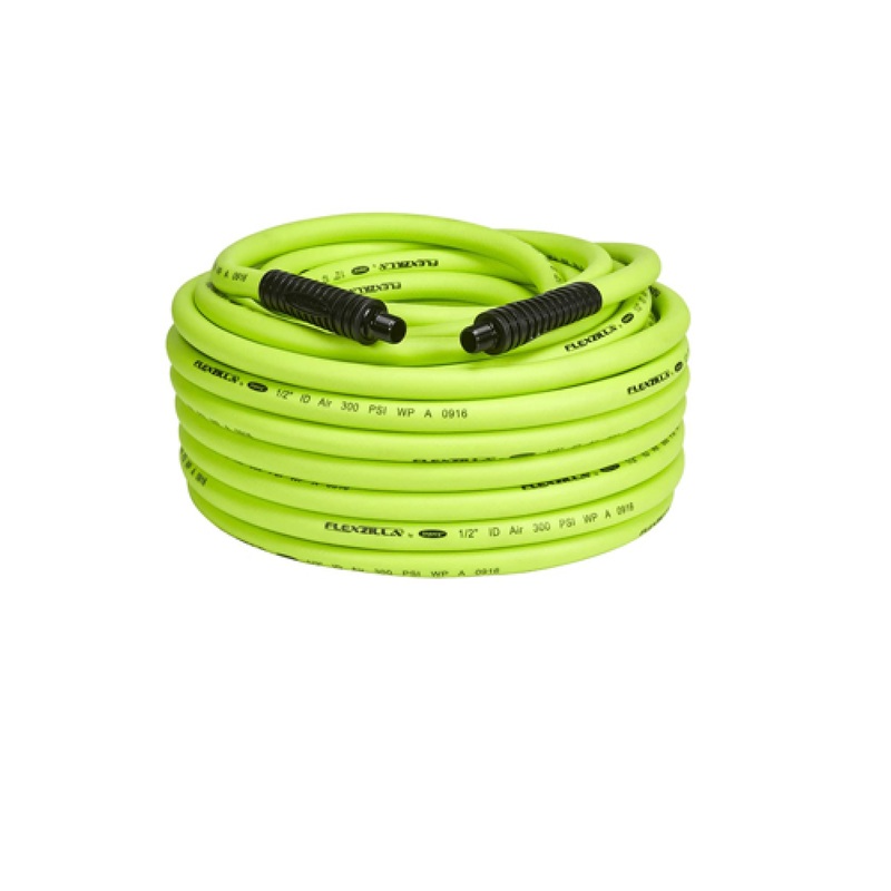 Flexzilla HFZ12100YW4 1/2" x 100' Flexzilla 1/2" NPT Air Hose
