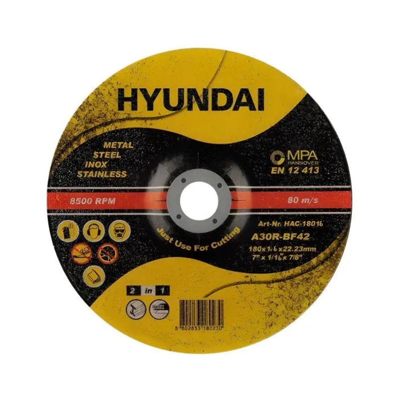 Hyundai Low Tooth Sanding Disc 10pcs A24S-BF27 | HAC-1806