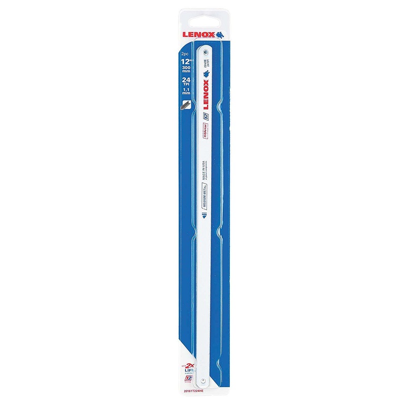 12" X 24T  BIMETAL HACKSAW BLADE 1/PK LNX-20155S224HE