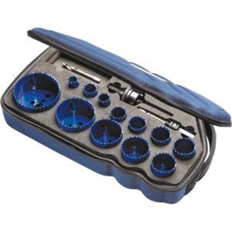 17PC HOLE SAW GENERAL PURPOSE KIT HAN-3073004