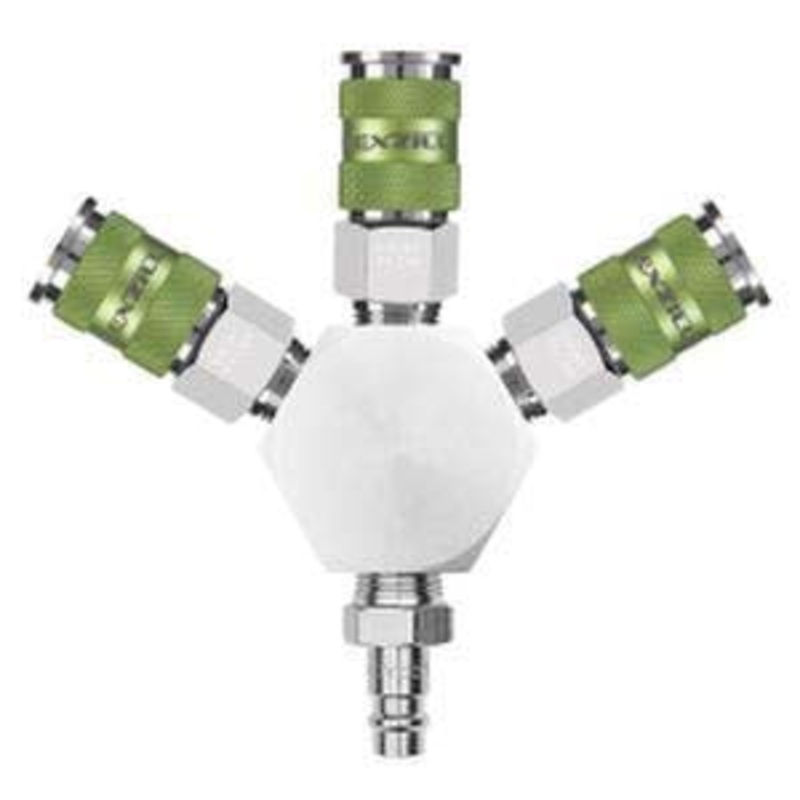 HIGH FLOW 3-WAY MANIFOLD, 3/8" NPT
