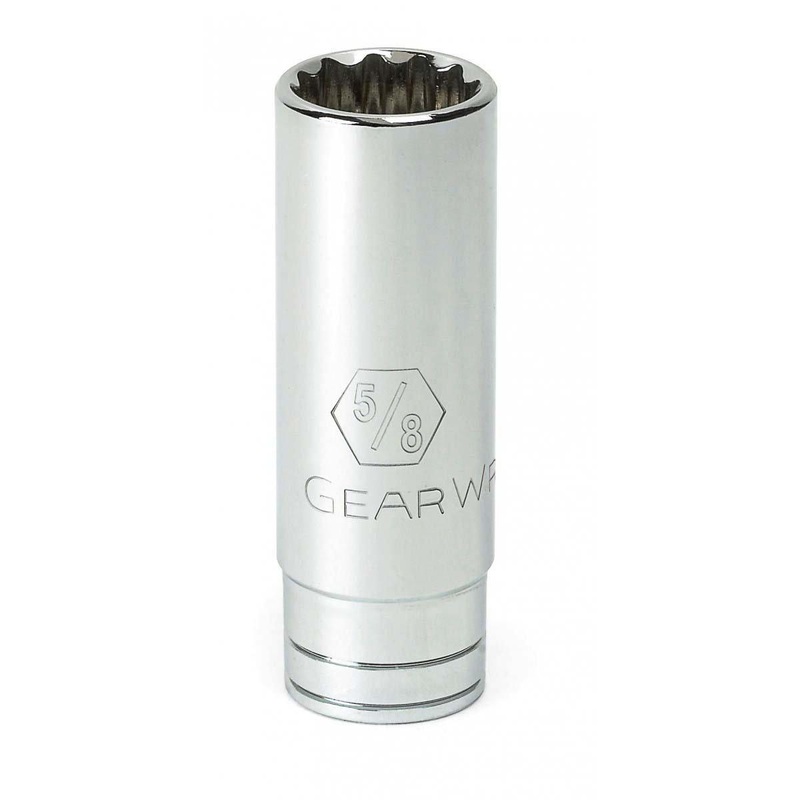 1/2" DEEP  6 POINT 3/8" DRIVE CHROME SOCKET GW-80367