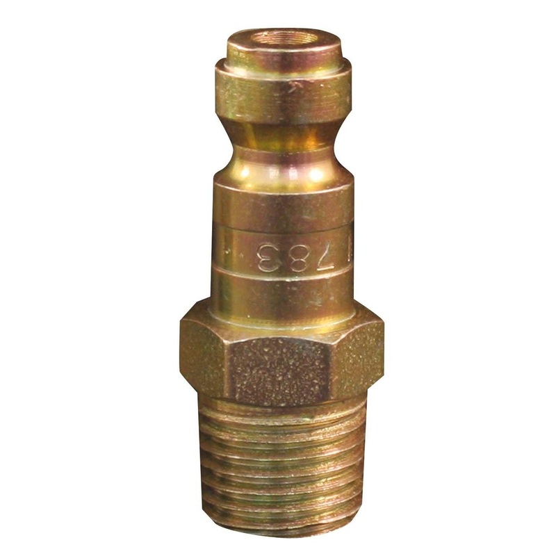 1/4 MALE "T" STYLE PLUG ( 2PK) MIL-S-783