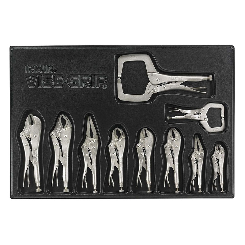 10 PC VISEGRIP SET IN TRAY VG-1078TRAY