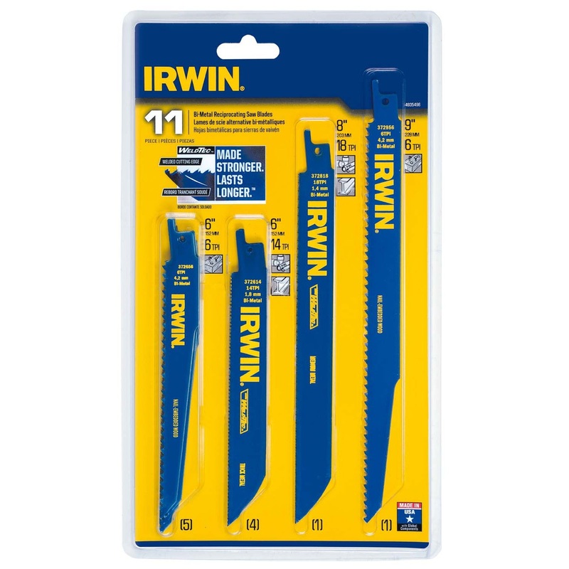 11 PC RECIP.SAW BLADE KIT HAN-4935496