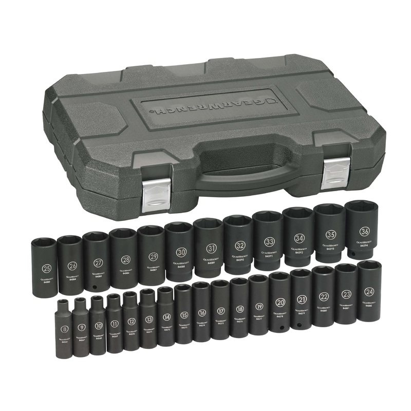 1/2" DR METRIC 29 PC DEEP IMP SKT SET GW-84935N