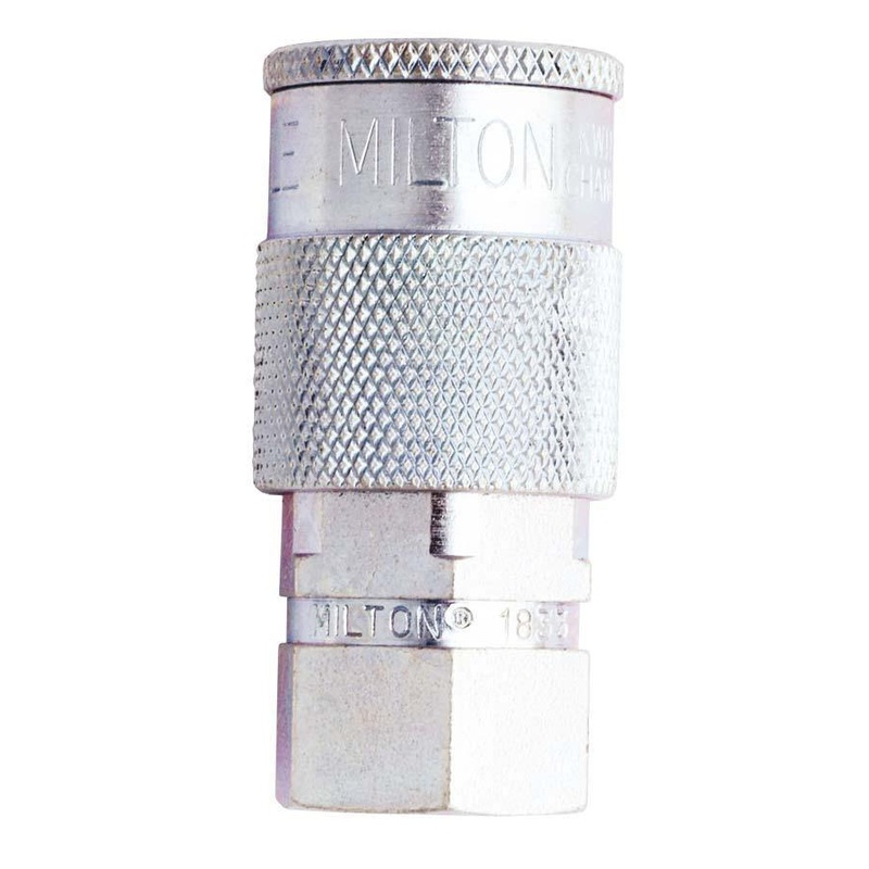 1/4" F NPT COUPLER STEEL PLATE MIL-S-1833
