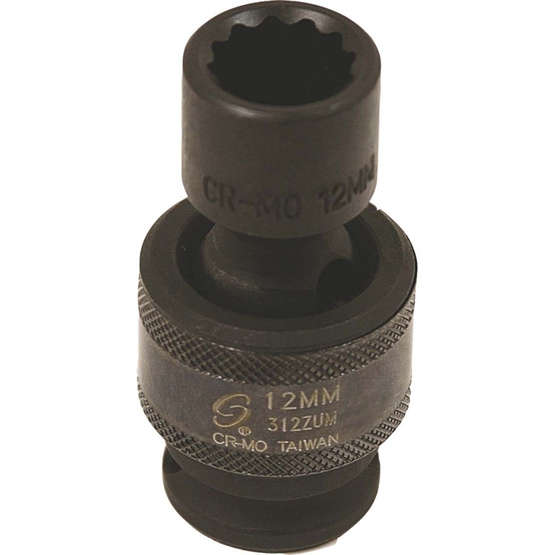 12MM - 12PT 3/8" DR UNIV IMP SX-312ZUM