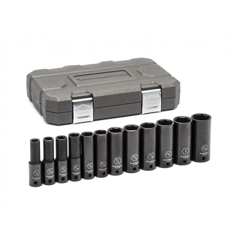 1/2" DR DEEP  12 PC SAE IMP SKT SET GW-84942N