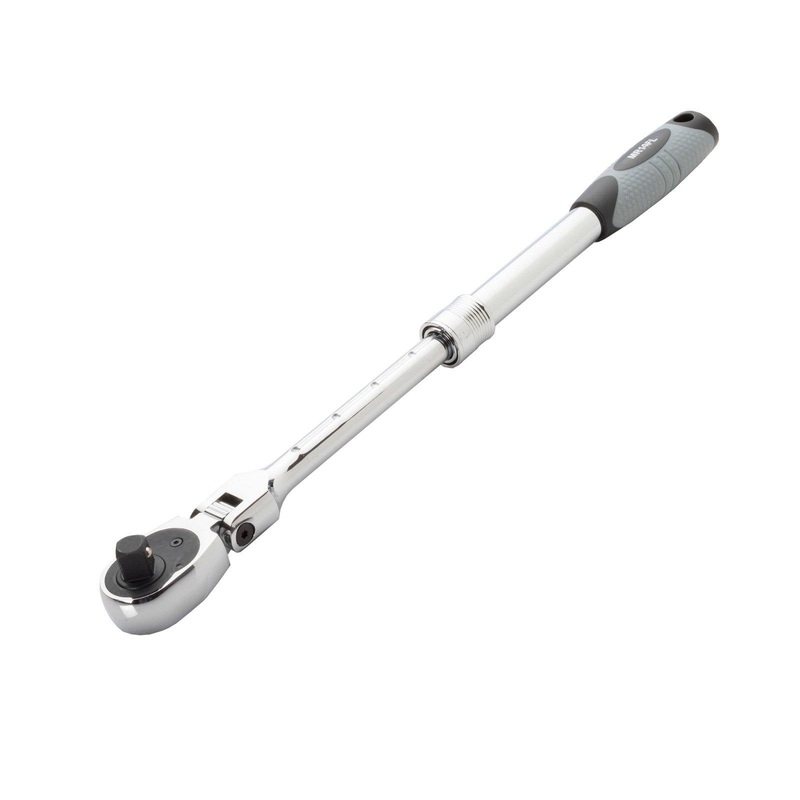 1/4" DR EXTENDABLE/FLEX-HEAD RATCHET EZ-MR14FL