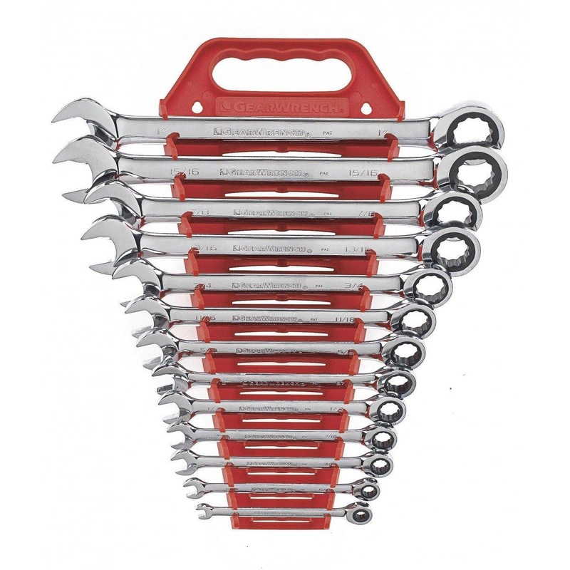 1/4 TO 1 RATCHETING WRENCH SET GW-9312