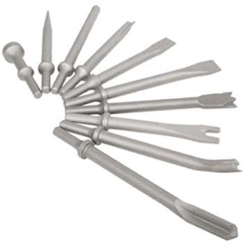 10 PC. CHISEL SET FOR AIR HAMMER SX-ACS10