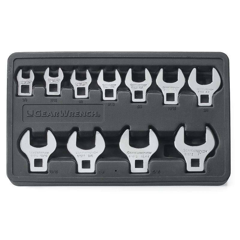 11 Piece 3/8" Drive Crowfoot SAE Wrench Set GW-81908