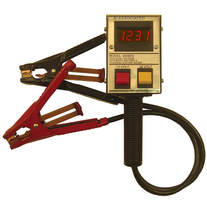 12/24 V.  BATT/CHARG SYSTEM TEST ASE-6030DV