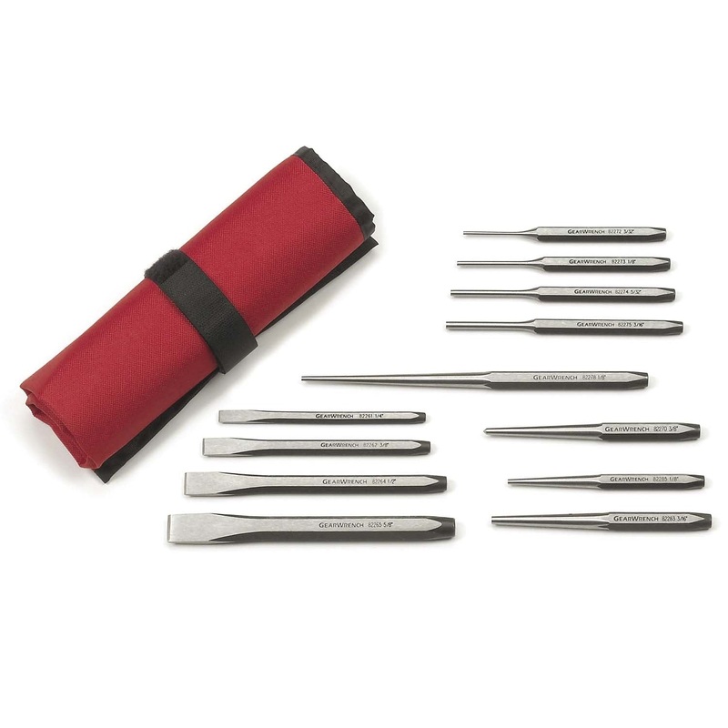 12 PC PUNCH & CHISEL SET GW-82305