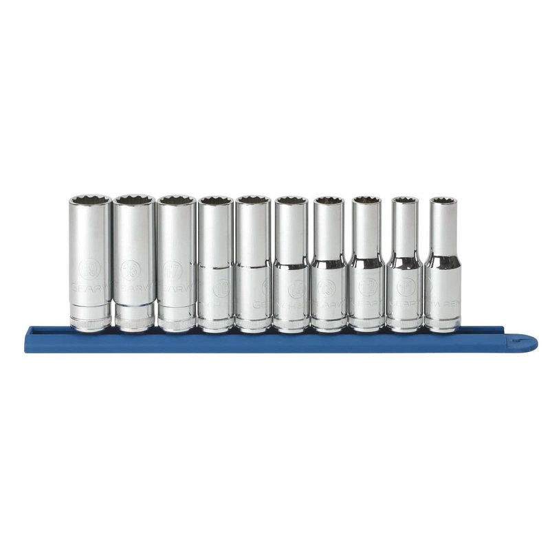 12 PT 1/2" METRIC DEEP SKT SET