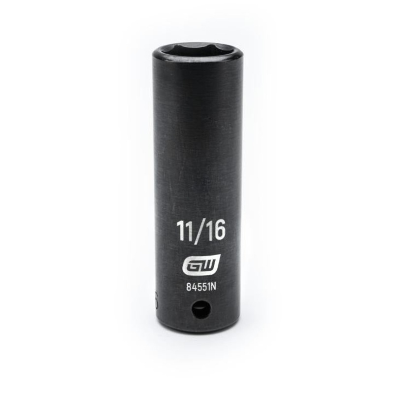 1/2"DRIVE 11/16" DEEP IMPACT SOCKET GW-84551N
