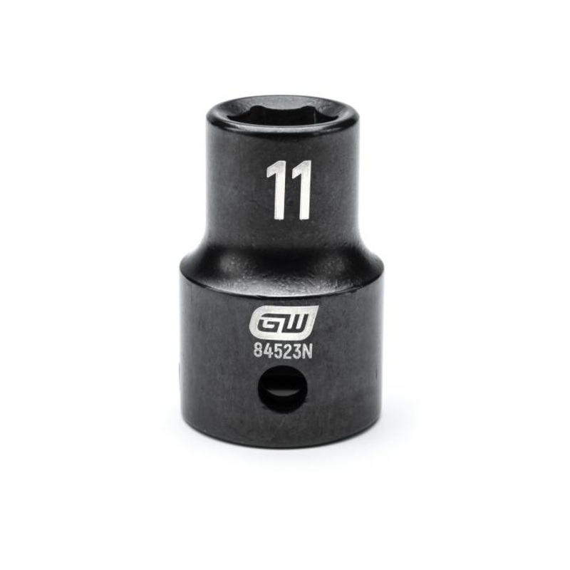 1/2"DRIVE 11MM STANDARD IMPACT SOCKET GW-84523N