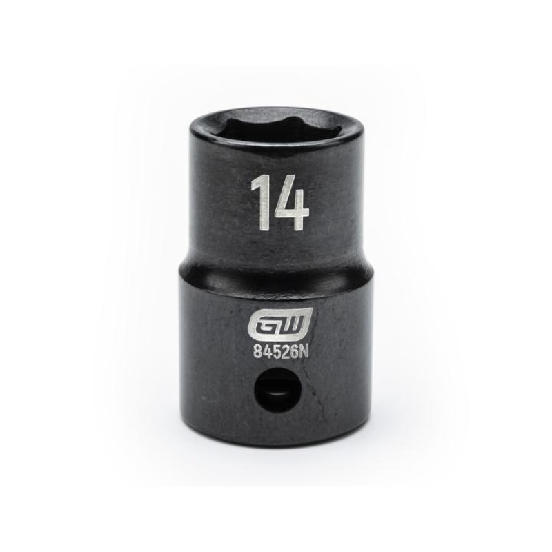 1/2"DRIVE 14MM STANDARD IMPACT SOCKET GW-84526N