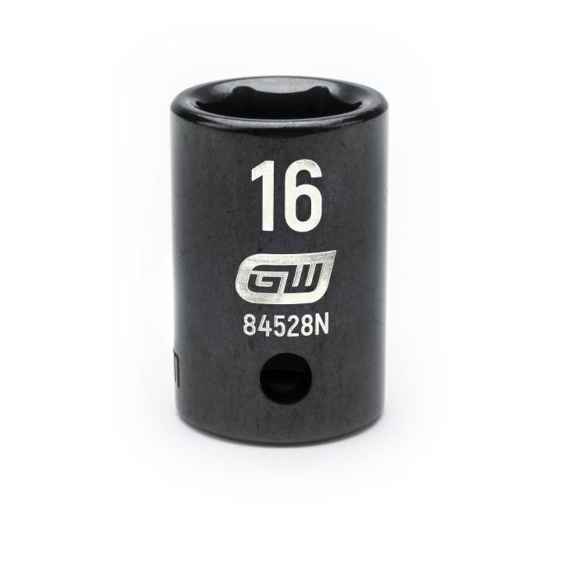 1/2"DRIVE 16MM STANDARD IMPACT SOCKET GW-84528N