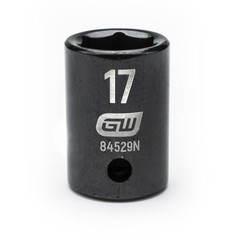 1/2"DRIVE 17MM STANDARD IMPACT SOCKET GW-84529N