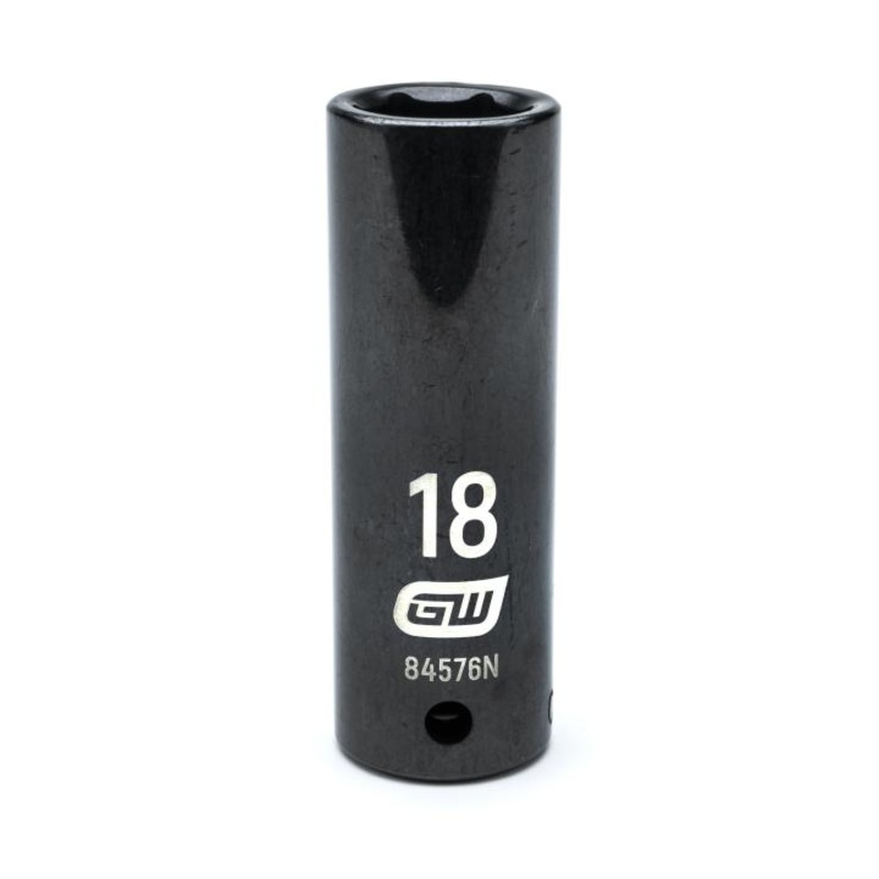 1/2"DRIVE 18MM DEEP IMPACT SOCKET GW-84576N