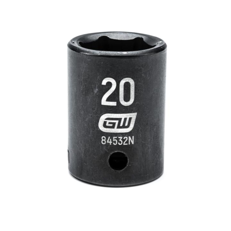 1/2"DRIVE 20MM STANDARD IMPACT SOCKET GW-84532N