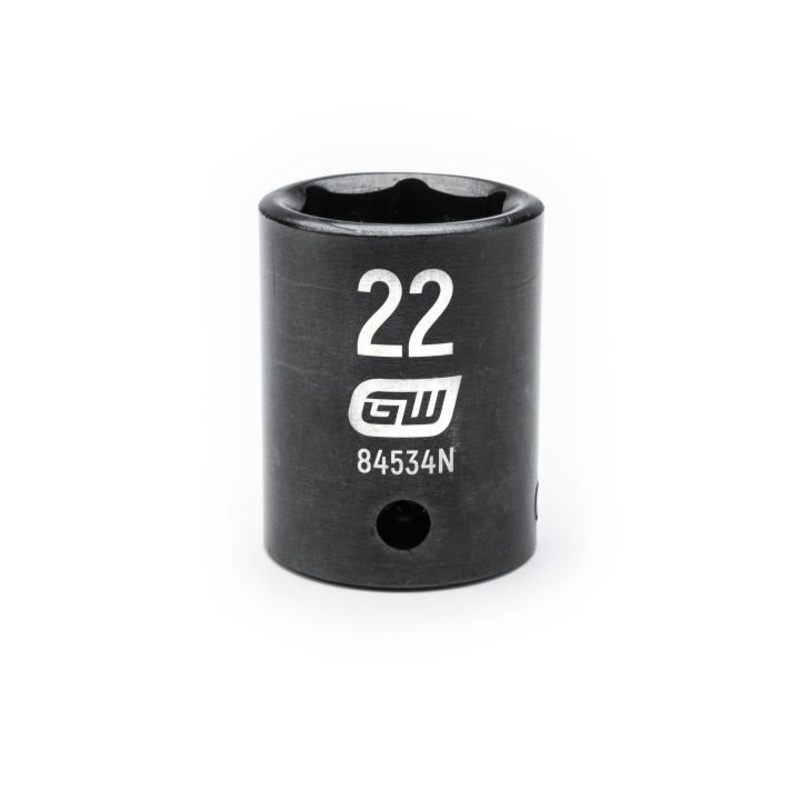 1/2"DRIVE 22MM STANDARD IMPACT SOCKET GW-84534N