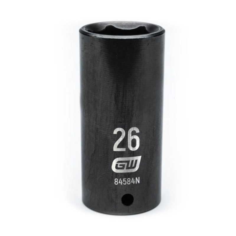 1/2"DRIVE 26MM DEEP IMPACT SOCKET GW-84584N