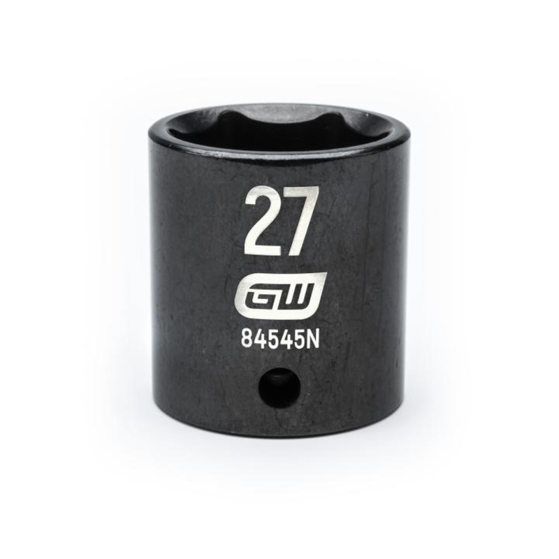 1/2"DRIVE 27MM STANDARD IMPACT SOCKET GW-84545N