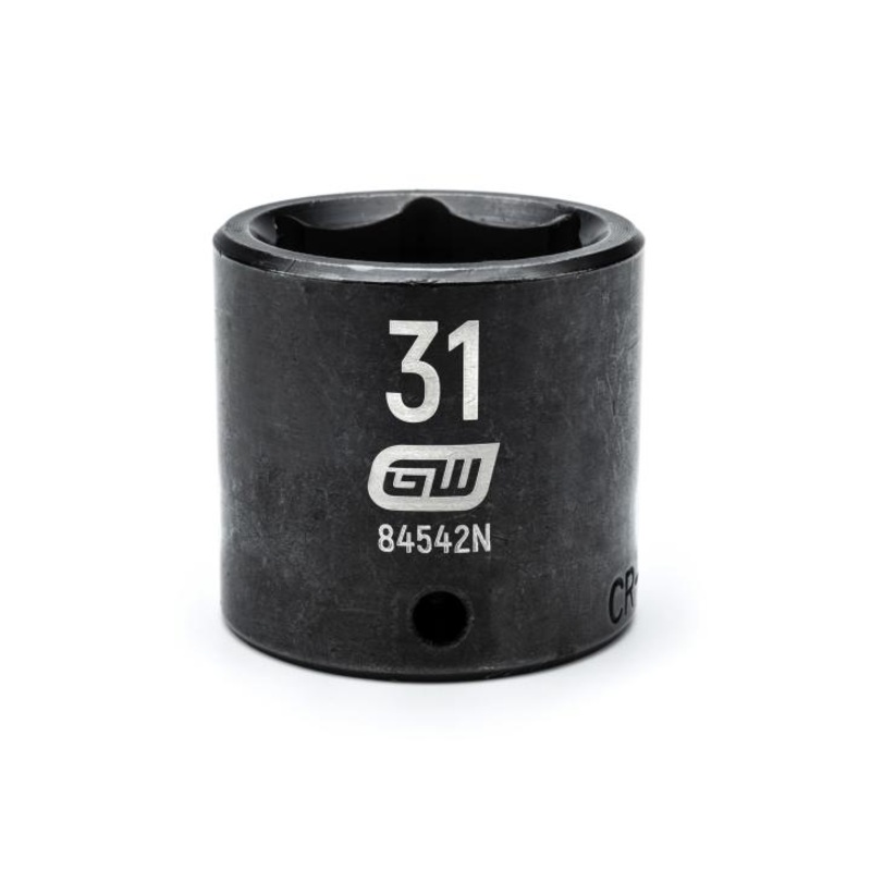 1/2"DRIVE 31MM STANDARD IMPACT SOCKET GW-84542N