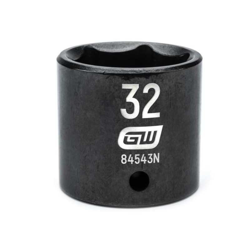 1/2"DRIVE 32MM STANDARD IMPACT SOCKET GW-84543N
