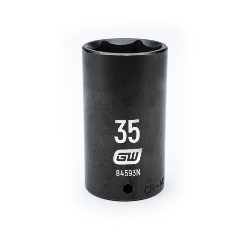 1/2"DRIVE 35MM DEEP IMPACT SOCKET GW-84593N