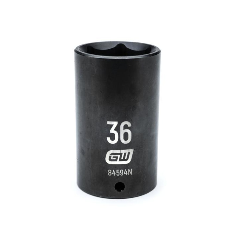 1/2"DRIVE 36MM DEEP IMPACT SOCKET GW-84594N