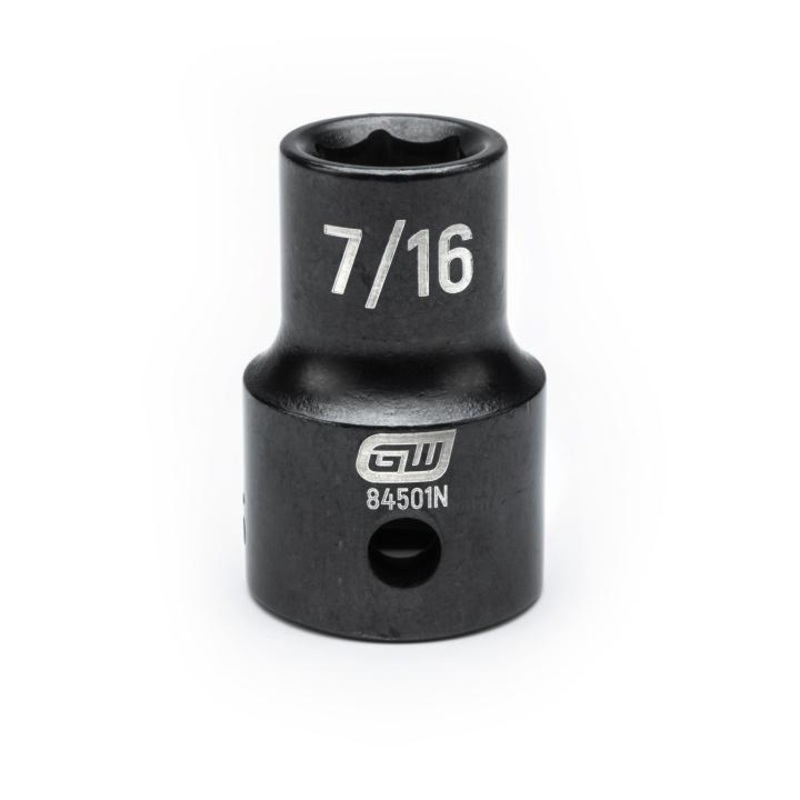 1/2"DRIVE 7/16" STANDARD IMPACT SOCKET GW-84501N