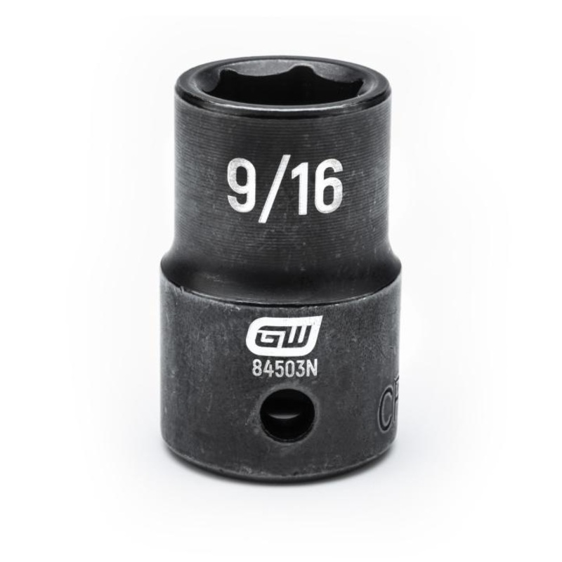 1/2"DRIVE 9/16" STANDARD IMPACT SOCKET GW-84503N
