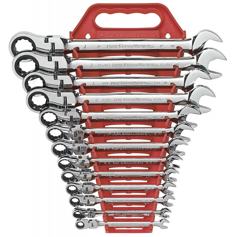 13 PC SAE FLEX RATCHET WR SET GW-9702D